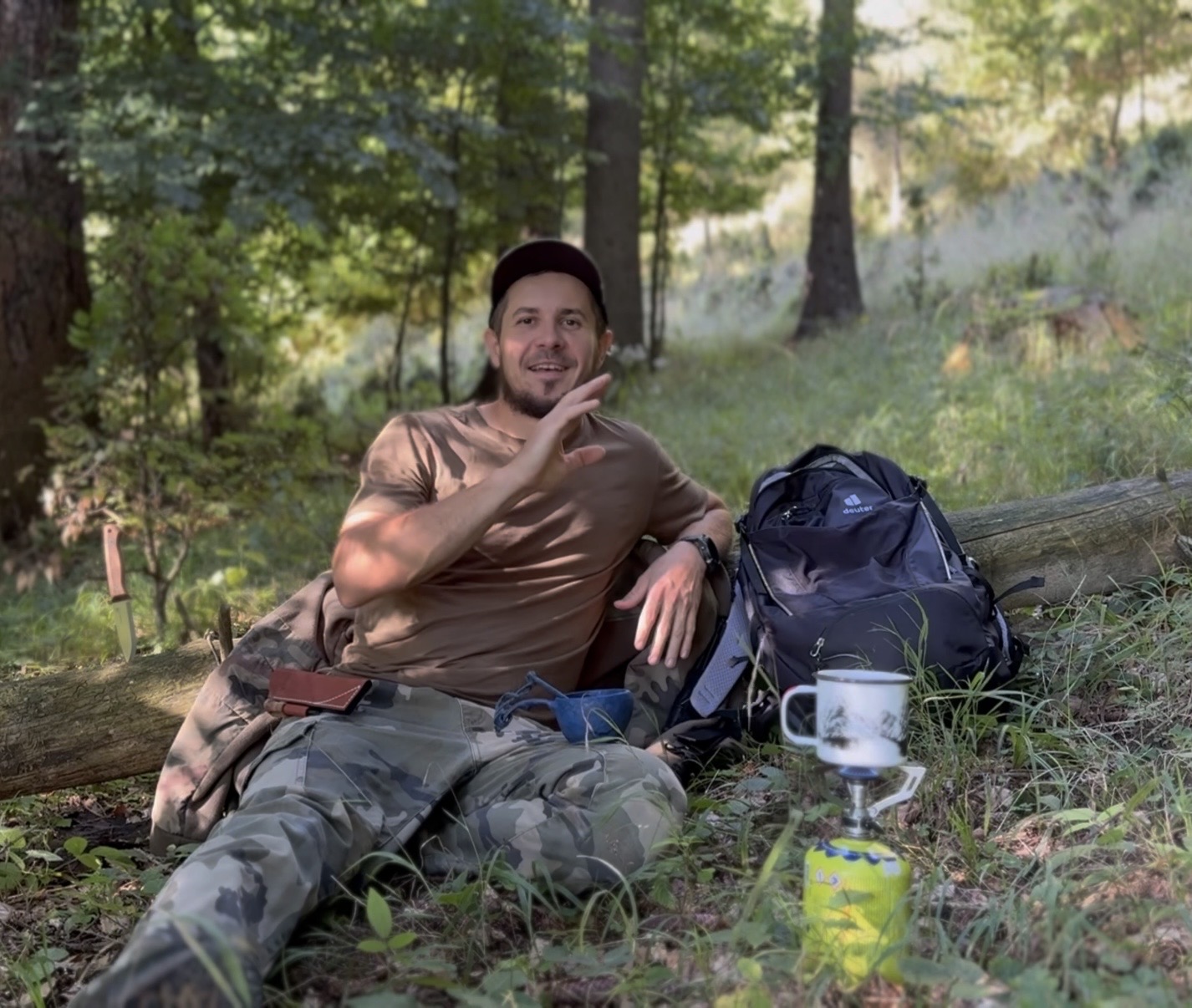 "Kafíčko v prírode chutí skrátka najlepšie. Lukáš Blaho"